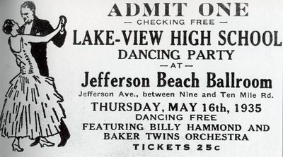 Jefferson Beach Dance Pavillion - Ticket (newer photo)